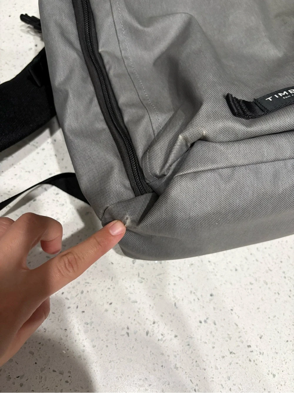Timbuk2 Gray Backpack with Black Accents